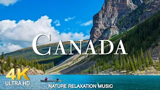 Canada 4K Video - Amazing Beautiful Nature Scenery with Relaxing Music | 4K VIDEO ULTRA HD