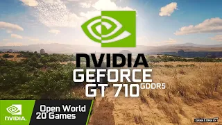 GeForce GT 710 GDDR5 - Test in 20 Open World Games