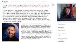 Professional development for teachers in the “new normal” Q&A [Advancing Learning Webinar]