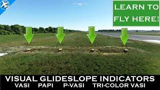 Visual Glide Slope Indicators (VGSI) - PAPI, VASI, P-VASI (What is the Difference?)