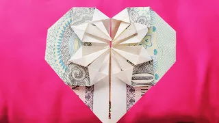 Origami Heart: Cách Gấp Trái Tim Bằng Tiền Giấy | Gấp Trái Tim