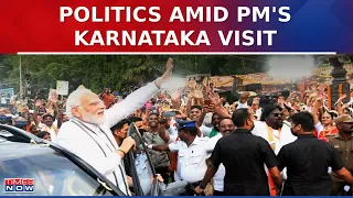 Politics Amid PM's Karnataka Visit; Congress Launches Attack On PM Modi | Watch