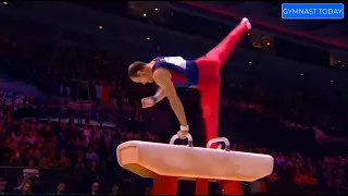 Top 3 in Men's Pommel Horse Final - 2022 Liverpool 51st Gymnastics World Championships