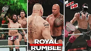 WWE Top 10 Royal Rumble 2019 Predictions! WWE 2K19