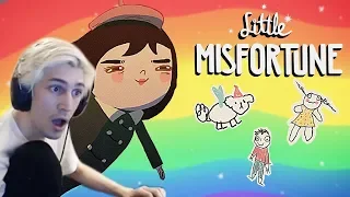 xQc Plays Little Misfortune with Chat! | xQcOW