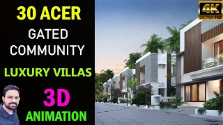 3D ANIMATION # GATED COMMUNITY # INDIVIDUAL VILLAS CONCEPT # BY SUDHA ARCHITECTS.