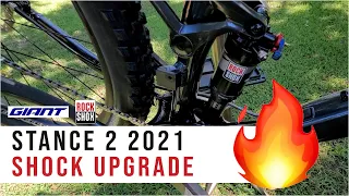 2021 Giant Stance 2 Rear Shock Upgrade to a RockShox with Lockout.