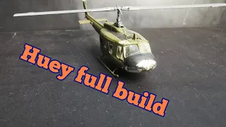 Revell 1/100 bell UH-1H gunship | full build