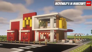 How to build McDonald's in Minecraft