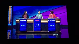 Jeopardy (1/10/19) Contestant ELIMINATED before Final Jeopardy