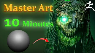 Zbrush Creature Sculpting Mastery Guide in 10 Minutes