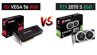 RTX 2070 Super 8GB vs VEGA 56 8GB - i5 9600K - Gaming Comparisions