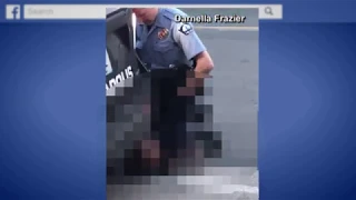 Video of Minneapolis Police detaining George Floyd   Courtesy Darnella Frazier