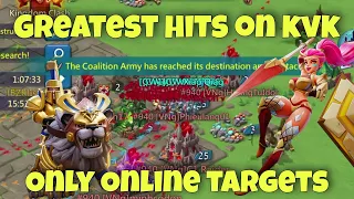 Lords Mobile - Only ONLINE targets on KVK. Lets burn everyone. BIGGEST hits. Lots of kills