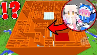 MOMON & ATUN MENEMUKAN MAZE TERBESAR dan TERSULIT DI MINECRAFT ft @BANGJBLOX