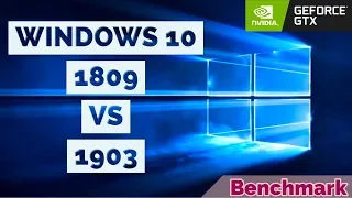 WINDOWS 10 | 1809 vs 1903 | New update GOOD or BAD? Tested in 4 Games
