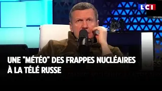 Une météo des frappes nucléaires à la télé russe