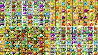 Every Plant MAX LEVEL - POWER-UP! Primal Plants vs Zombies 2 Ultimate Power PVZ 2