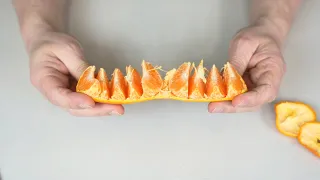 How to Peel a Mandarin the Easy Way