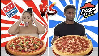 PIZZA HUT VS DOMINOS FOOD CHALLENGE