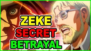 WHY Beast Titan WILL BETRAY Marley! Zeke's SECRET With LEVI? Attack on Titan theory