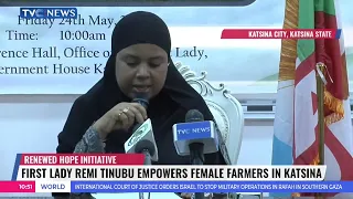 First Lady Remi Tinubu Empowers Female Farmers In Katsina