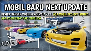 BOCORAN MOBIL BARU Di CDID UPDATE V1.5 Mendatang, TAMBAH CAKEP!! | CDID Roblox Part 1