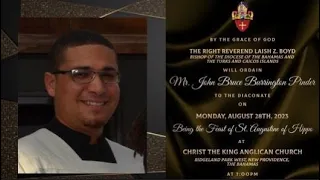 The Ordination To The Diaconate Of John B. Pinder