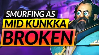How to RANK UP with EVERY HERO - KUNKKA SMURF Builds and Tips ANALysis - Dota 2 Guide
