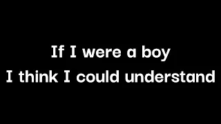 If I Were A Boy - Karaoke (Glee)