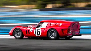 Unique Ferrari 250 GT SWB 'Breadvan' Drogo dancing through corners at Circuit Paul Ricard!