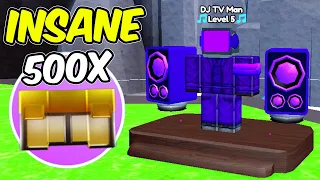 500 BOOSTER CRATE UNBOXING In Roblox Toilet Tower Defense