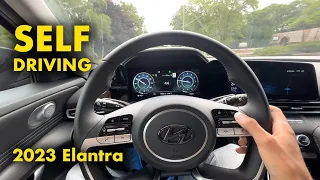 2023 Hyundai Elantra Self Driving POV | Safety Features/Tutorial