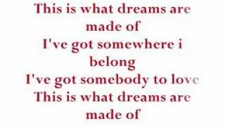 Hilary Duff - What Dreams Are Made Of With Lyrics