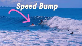 Surfing A ONE MINUTE Wave....  This happened...     while Surfing a point break in Australia