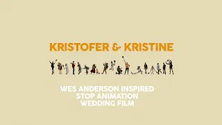 Wes Anderson Inspired Stop Motion Wedding Film 4K | Kristine and Kristofer shot by David Le