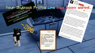 My 20B Profile Was Wiped | Hypixel Skyblock
