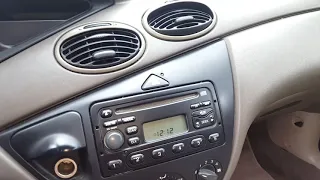 Ford Focus How to Set Clock