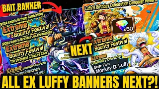 NEW ALL EX LUFFY BANNERS AFTER EVERY KAIDO BANNER in OPBR NEXT...? |『ONE PIECE BOUNTY RUSH』OPBR