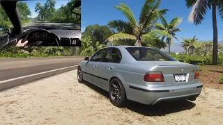 BMW E39 M5 - Forza Horizon 5 | Thrustmaster TX Cockpit Gameplay