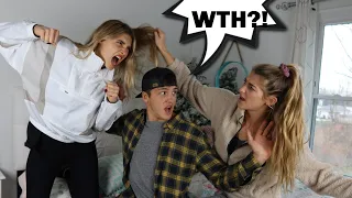 getting in a FIGHT PRANK on sister's fiancé!! *Jatie Vlogs*