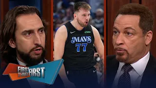 Mavericks beat Thunder, What does making the West Finals mean for Luka? | NBA | FIRST THINGS FIRST