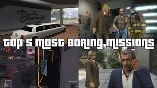 GTA Online Top 5 Easiest And Most Boring Missions