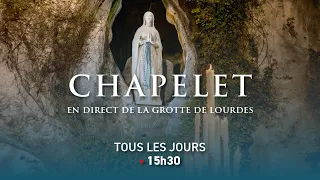 Le Chapelet depuis la Grotte de Lourdes - 04/02/2024