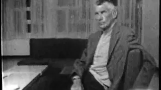 Just footage of Samuel Beckett sitting (1969 / 1982)