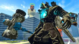 NEW UPGRADED MECHA TITAN CAMERAMAN VS ALL SKIBIDI TOILET ARMY - Skibidi Toilet in Garry's Mod!