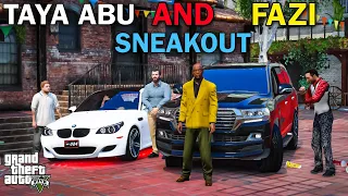 TAYA ABU & FAZI SNEAKOUT ON MICHAEL'S CRUISER | GTA 5 | Real Life Mods #565 | URDU |