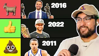 We Put Every Version Of Steph Curry In A Tier List