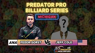 Fedor Gorst - Jeff Cole | Predator Pro Billiard Series Michigan Open 2023 | ROUND 2