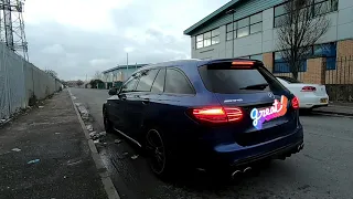 C43 AMG 'S' Wagon stage 2+.  Hard Launch & Revs. Best sounding V6 ?